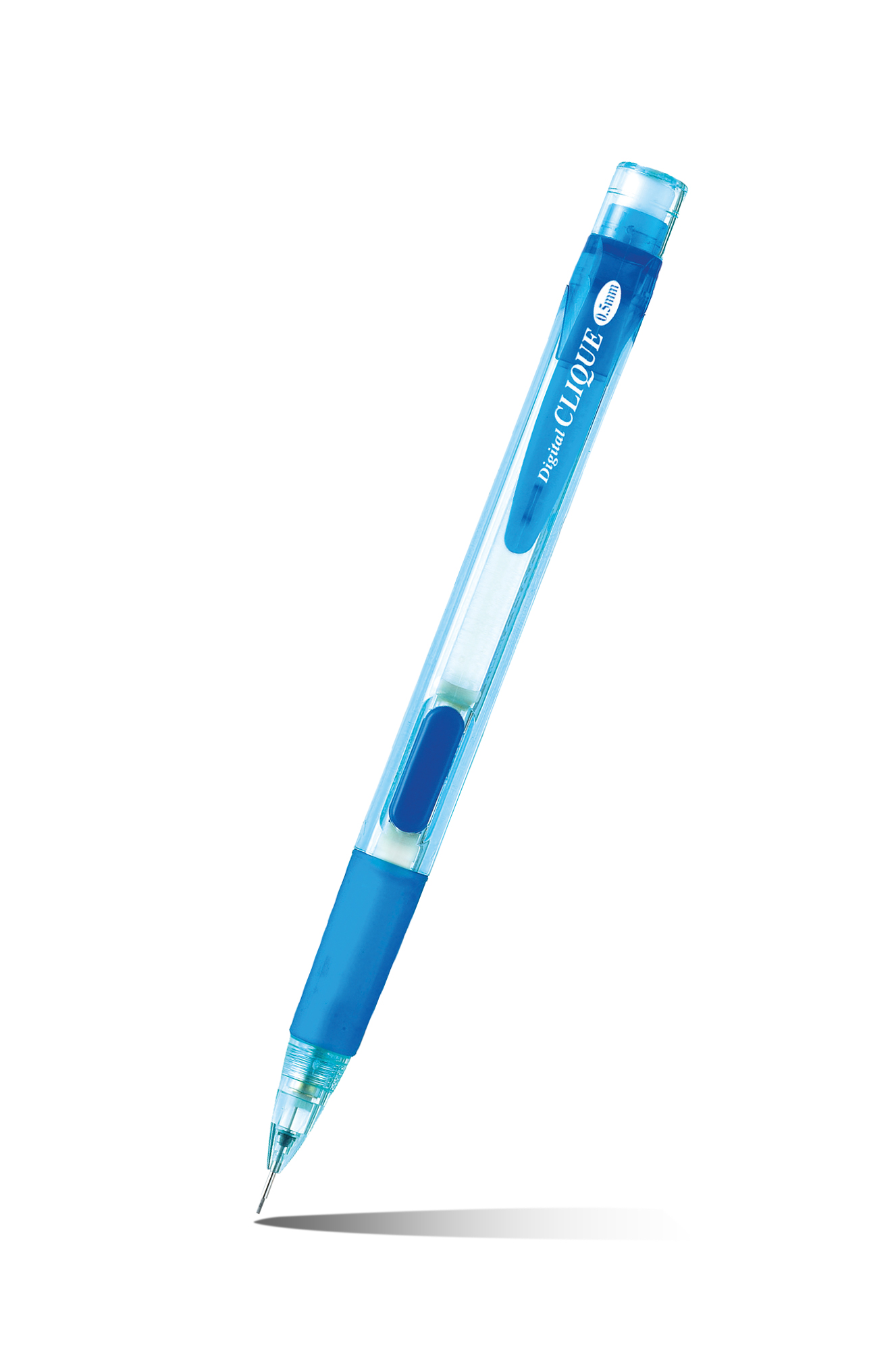 MonAmi Digital Clique Mechanical Pencil 0.7 mm 12 pc Lead Assorted Colors New 